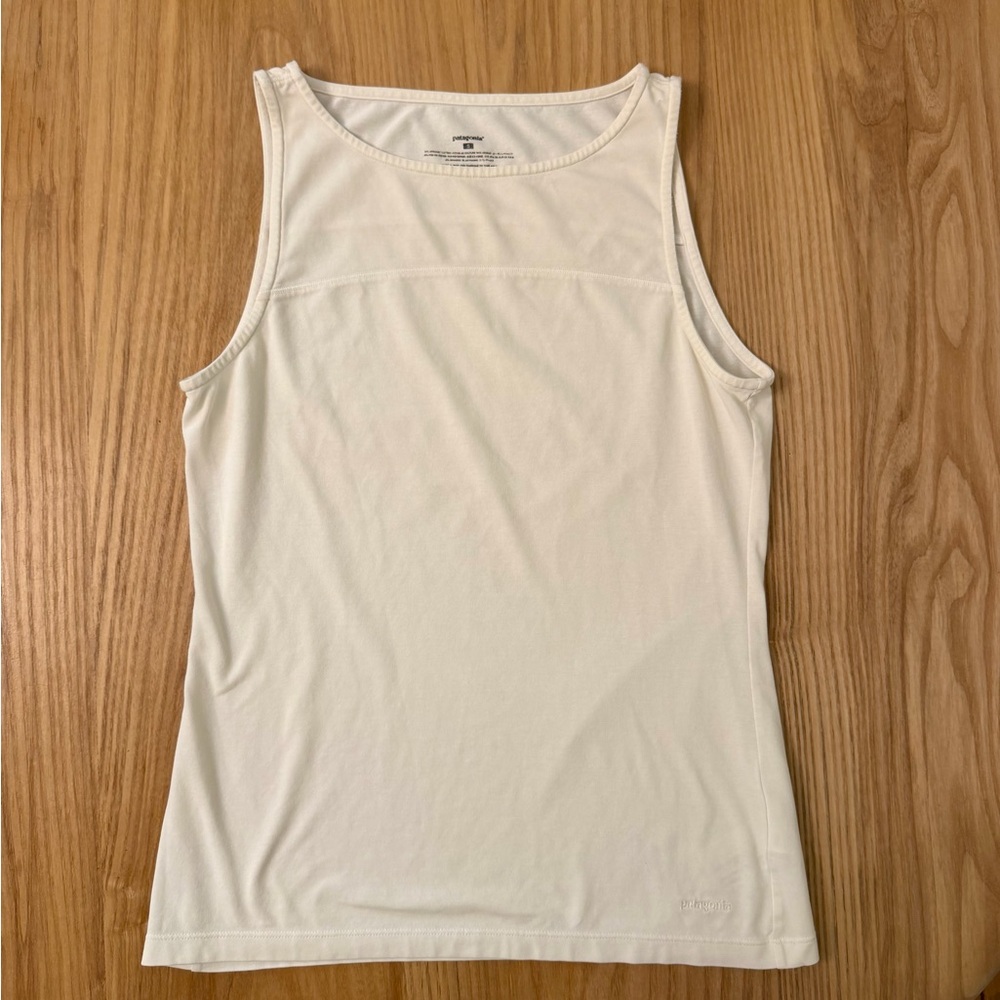 Patagonia Women's Boatneck White Tank Top